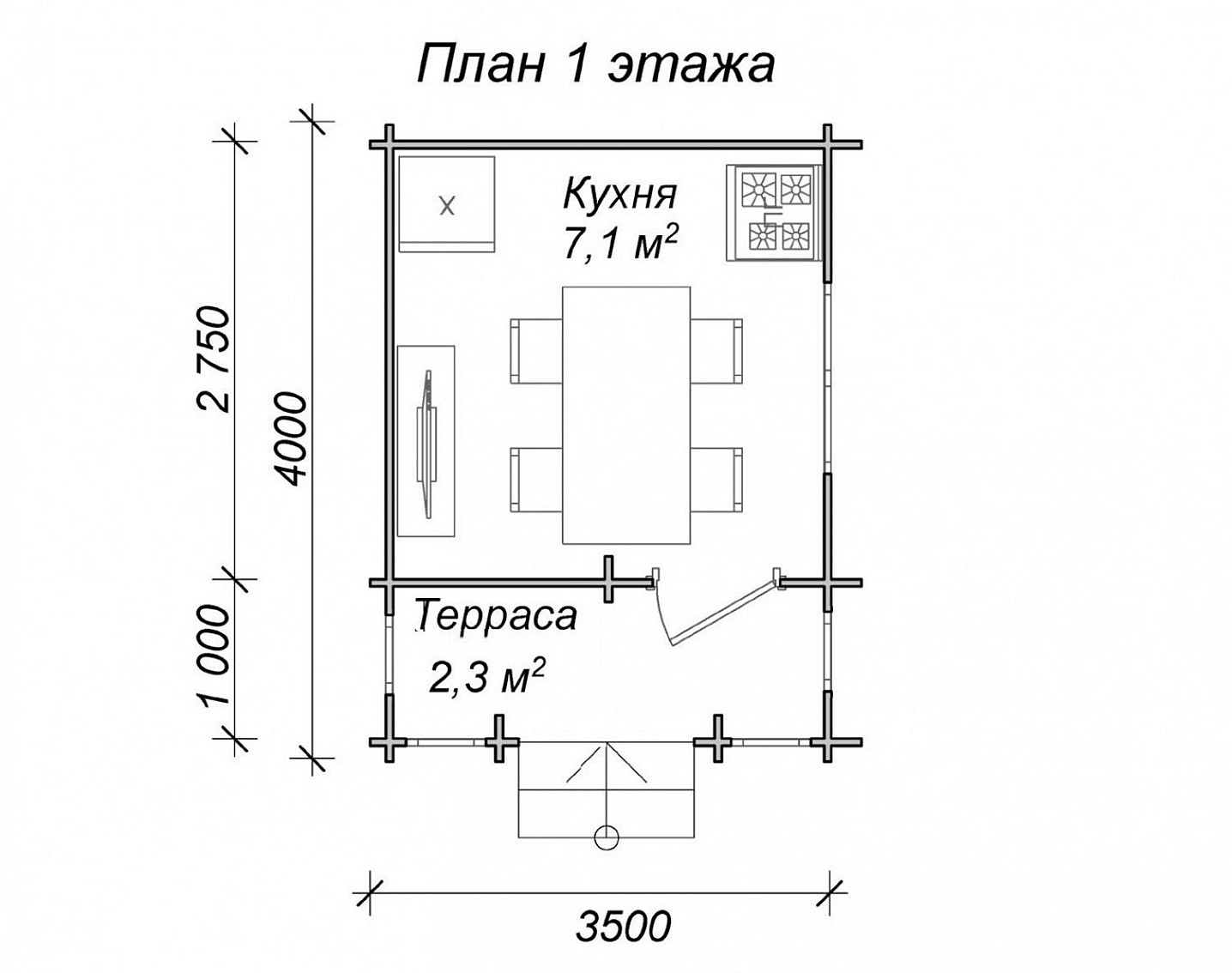 Садовый дом СК Мини 167